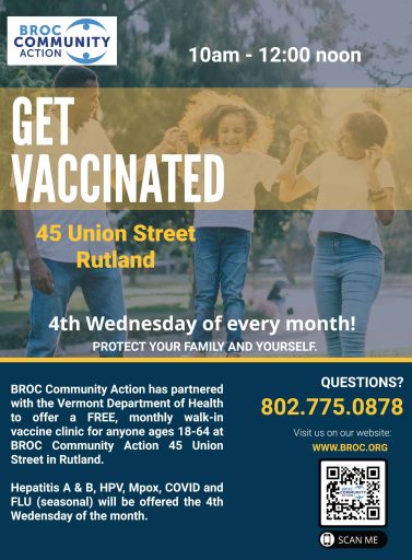 Vaccine Clinic Poster - undated