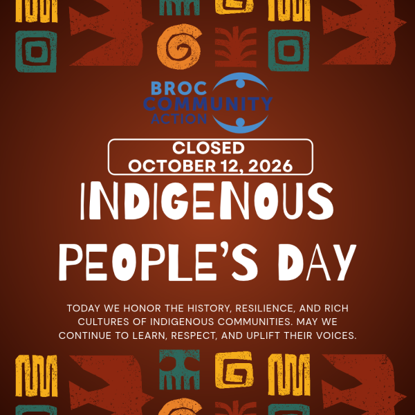 Closed Indigenous People’s Day Sign